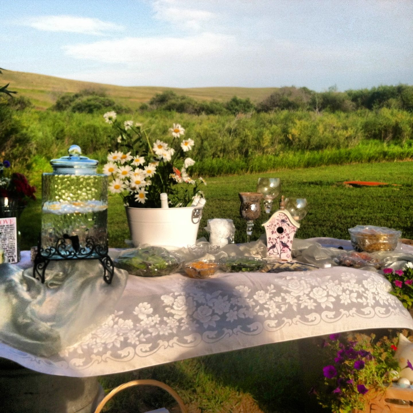 Montana outdoor reception setup - Day-of Coordination
